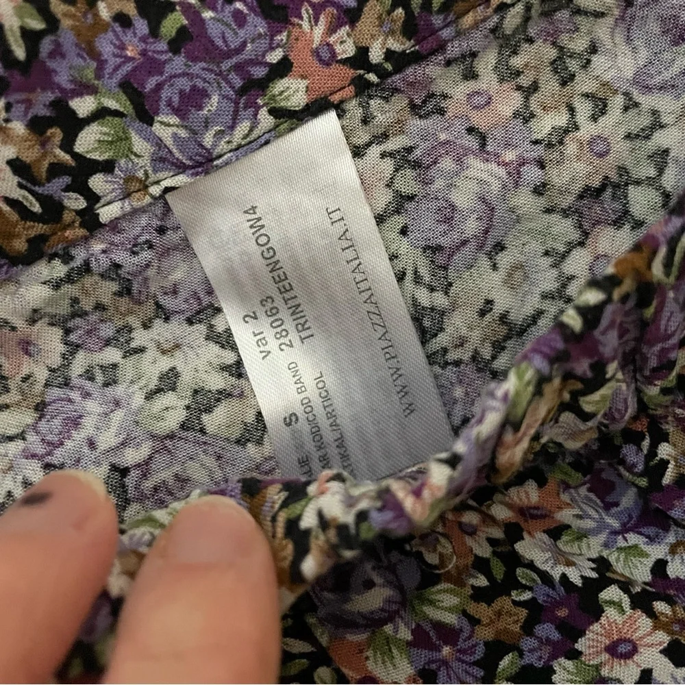 Floral Ruffle Mini Skirt - Picture 7 of 7